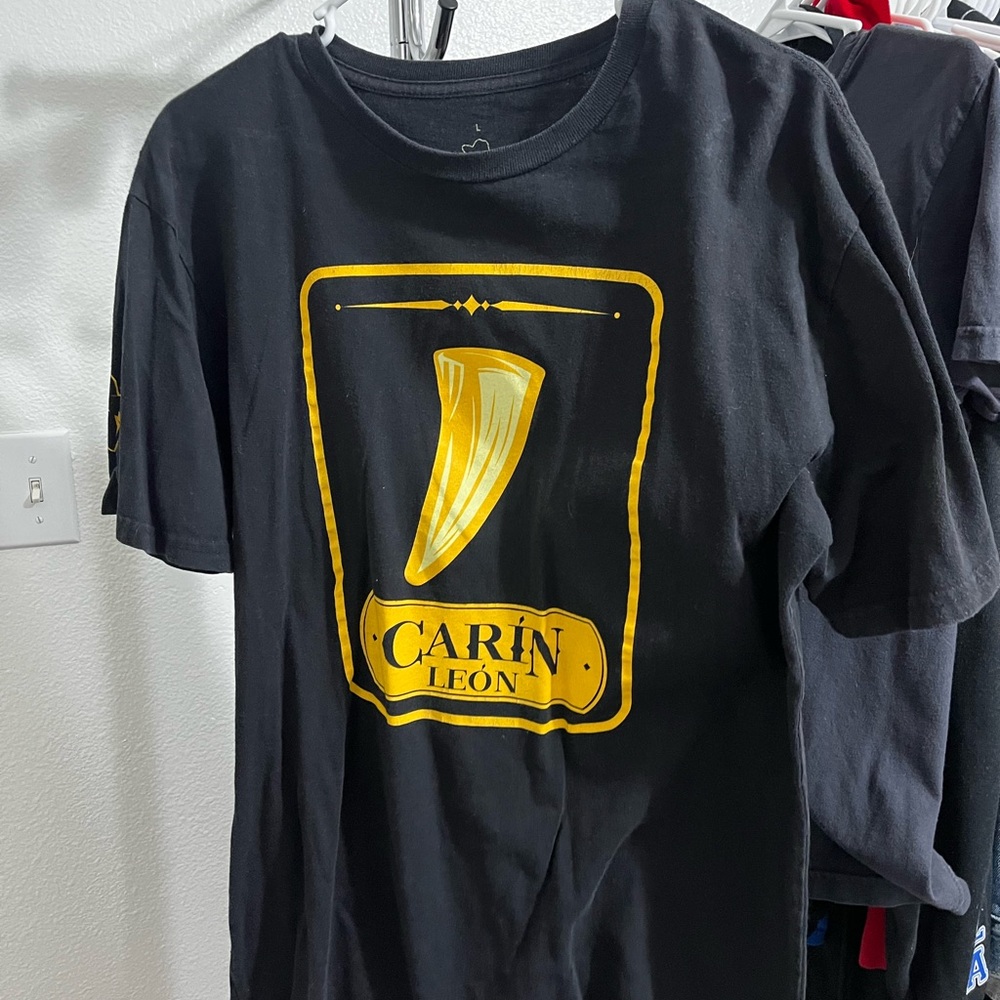 Black and Gold Carin Leon T Shirt